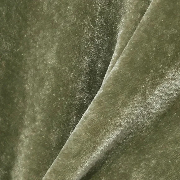 Reformation Oda Velvet Dress (Artichoke) - Picture 3 of 3